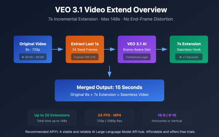 Mastering VEO 3.1 Video Extend API: 7-Second Extension Technology to ...