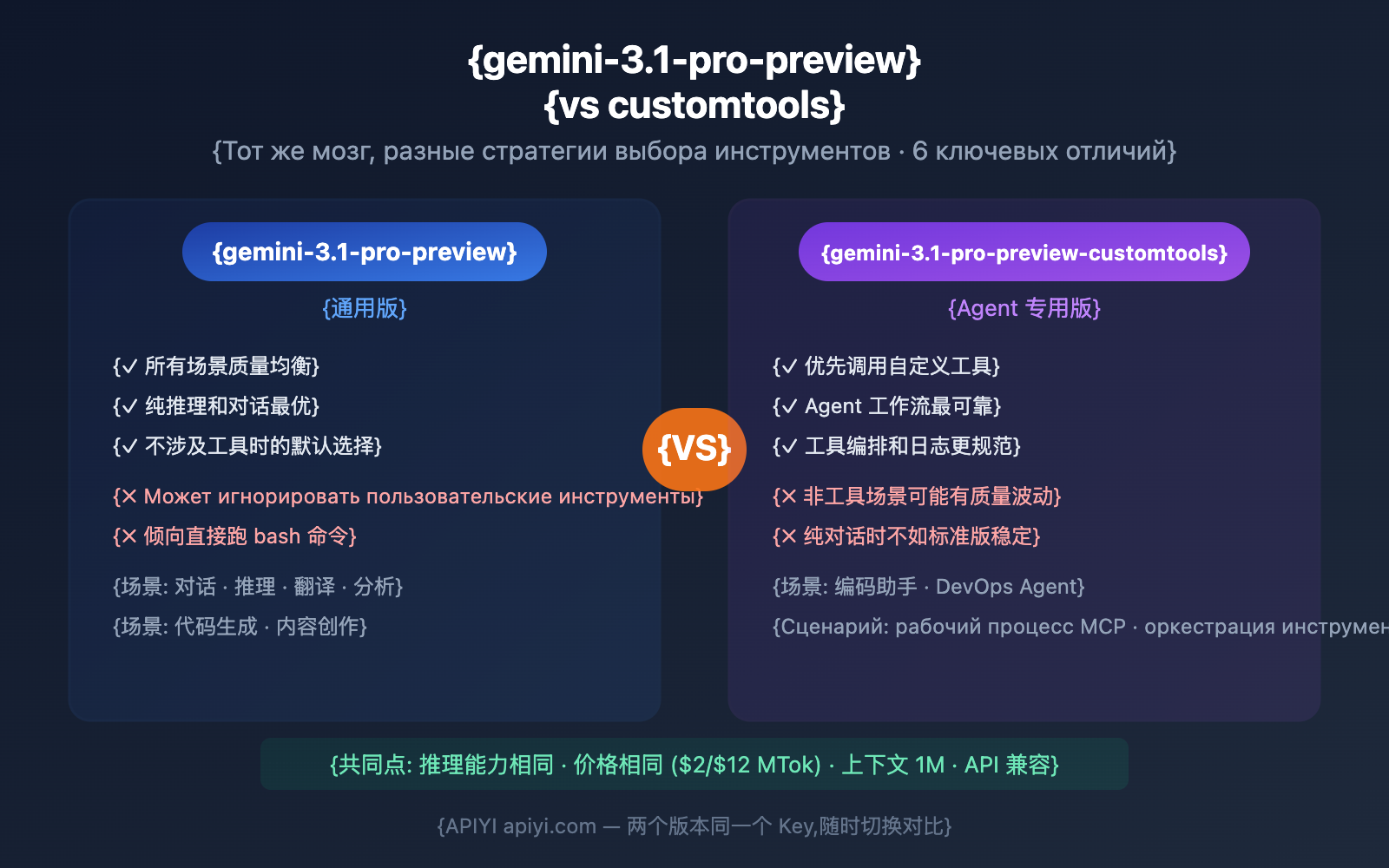 gemini 3 1 pro preview vs customtools comparison guide ru image 0 图示