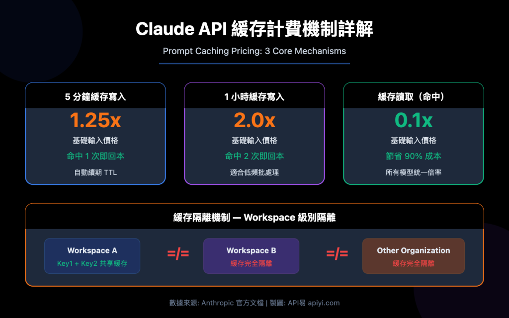 掌握 Claude API 緩存計費 3 大核心機制：5分鐘 vs 1小時緩存寫入價格對比與跨賬號緩存隔離詳解 – WentuoAI API